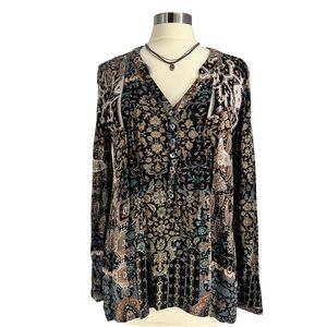 MIRACLE BODY Print Blouse S